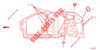 GUMMITUELLE (LATERAL) für Honda CR-V 2.0 COMFORT 5 Türen 6 gang-Schaltgetriebe 2018
