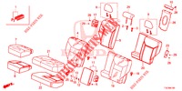 RUECKSITZ/SITZGURT,(2D)  für Honda CR-V 2.0 COMFORT 5 Türen 6 gang-Schaltgetriebe 2018