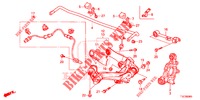 UNTERER ARM, HINTEN/FUEHRUNGSARM  für Honda CR-V 2.0 COMFORT 5 Türen 6 gang-Schaltgetriebe 2018