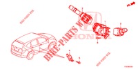 KOMBISCHALTER  für Honda CR-V 2.0 ELEGANCE 5 Türen 6 gang-Schaltgetriebe 2018
