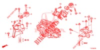 MOTORBEFESTIGUNGEN (2.0L) (MT) für Honda CR-V 2.0 ELEGANCE 5 Türen 6 gang-Schaltgetriebe 2018