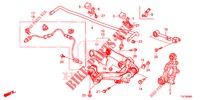 UNTERER ARM, HINTEN/FUEHRUNGSARM  für Honda CR-V 2.0 ELEGANCE 5 Türen 6 gang-Schaltgetriebe 2018