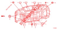 GUMMITUELLE (INFERIEUR) für Honda CR-V 2.0 ELEGANCE L 5 Türen 5 gang automatikgetriebe 2018