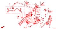 UNTERER ARM, HINTEN/FUEHRUNGSARM  für Honda CR-V 2.0 ELEGANCE L 5 Türen 5 gang automatikgetriebe 2018