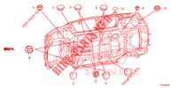 GUMMITUELLE (INFERIEUR) für Honda CR-V 2.0 EXECUTIVE 5 Türen 6 gang-Schaltgetriebe 2018
