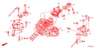 MOTORBEFESTIGUNGEN (2.0L) (MT) für Honda CR-V 2.0 EXECUTIVE 5 Türen 6 gang-Schaltgetriebe 2018