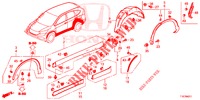 SEITENSCHWELLER ZIERLEISTE/SCHUTZ  für Honda CR-V 2.0 EXECUTIVE 5 Türen 6 gang-Schaltgetriebe 2018