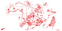 UNTERER ARM, HINTEN/FUEHRUNGSARM  für Honda CR-V 2.0 EXECUTIVE 5 Türen 6 gang-Schaltgetriebe 2018