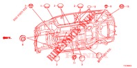GUMMITUELLE (INFERIEUR) für Honda CR-V 2.0 S 5 Türen 6 gang-Schaltgetriebe 2018