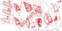 SPIEGEL/SCHIEBEDACH  für Honda CR-V 2.0 S 5 Türen 6 gang-Schaltgetriebe 2018