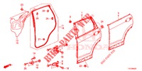 TUERBLECHE, HINTEN(4D)  für Honda CR-V 2.0 S 5 Türen 6 gang-Schaltgetriebe 2018