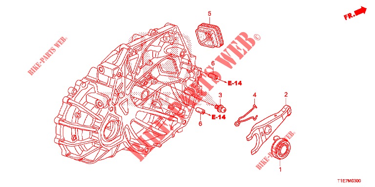 KUPPLUNGSFREIGABE (2.0L) für Honda CR-V 2.0 S 5 Türen 6 gang-Schaltgetriebe 2018