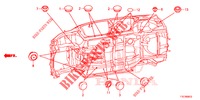 GUMMITUELLE (INFERIEUR) für Honda CR-V 2.0 S 5 Türen 5 gang automatikgetriebe 2018