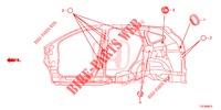 GUMMITUELLE (LATERAL) für Honda CR-V 2.0 S 5 Türen 5 gang automatikgetriebe 2018