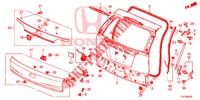 HECKKLAPPENPLATTE(2D)  für Honda CR-V 2.0 S 5 Türen 5 gang automatikgetriebe 2018