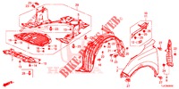 KOTFLUEGEL, VORNE  für Honda CR-V 1.5 BASE 5 Türen 6 gang-Schaltgetriebe 2019