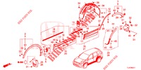 SEITENSCHWELLER ZIERLEISTE/SCHUTZ  für Honda CR-V 1.5 BASE 5 Türen 6 gang-Schaltgetriebe 2019