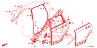 TUERBLECHE, HINTEN(4D)  für Honda CR-V 1.5 BASE 5 Türen 6 gang-Schaltgetriebe 2019