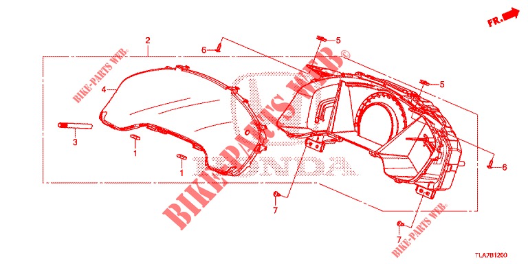 DREHZAHLMESSER  für Honda CR-V 1.5 BASE 5 Türen 6 gang-Schaltgetriebe 2019