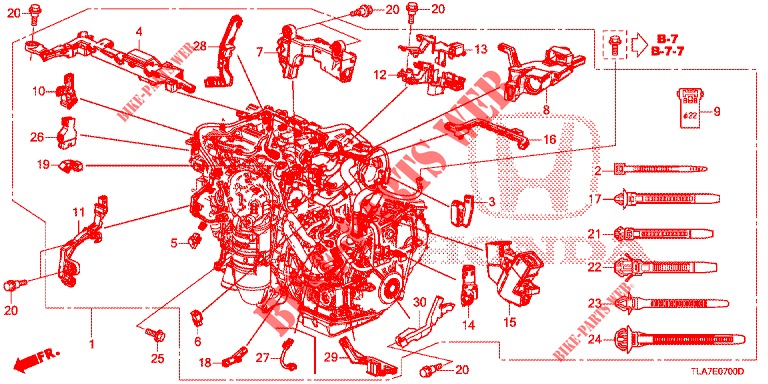 KABELBAUM (1.5L) für Honda CR-V 1.5 BASE 5 Türen 6 gang-Schaltgetriebe 2019