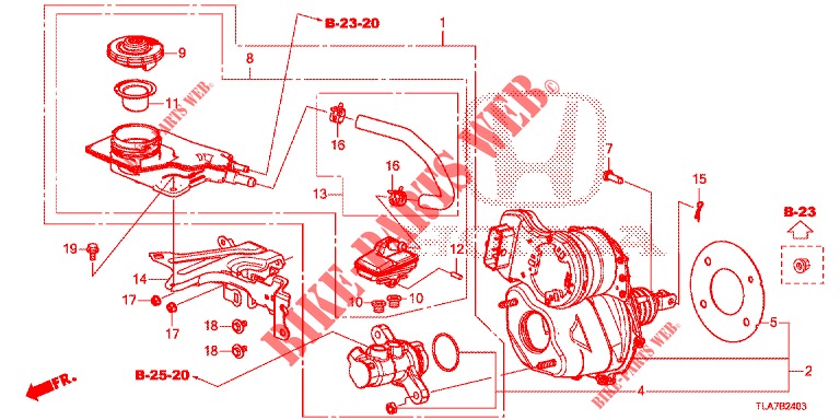 PUMPE ELEC. BREMSUNTERSTÜTZUNG (LH)(2) für Honda CR-V 1.5 BASE 5 Türen 6 gang-Schaltgetriebe 2019