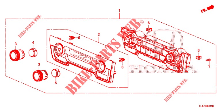 REGELUNG, AUTOM.         KLIMAANLAGE (2) für Honda CR-V 1.5 BASE 5 Türen 6 gang-Schaltgetriebe 2019