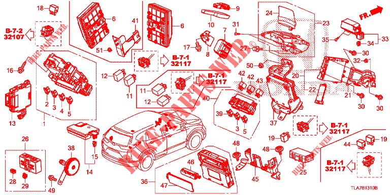 STEUERGERAT (CABINE) (1) (LH) für Honda CR-V 1.5 BASE 5 Türen 6 gang-Schaltgetriebe 2019