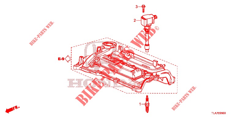 STOPFENOEFFNUNGS SPULE (1.5L) für Honda CR-V 1.5 BASE 5 Türen 6 gang-Schaltgetriebe 2019