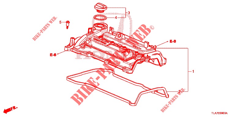 ZYLINDERKOPFDECKEL (1.5L) für Honda CR-V 1.5 BASE 5 Türen 6 gang-Schaltgetriebe 2019