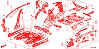 BODEN/INNENBLECHE (1) für Honda CR-V 1.5 MID 5 Türen 6 gang-Schaltgetriebe 2019