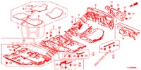 BODENMATTE/ISOLATOR  für Honda CR-V 1.5 MID 5 Türen 6 gang-Schaltgetriebe 2019