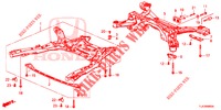VORDERER HILFSRAHMEN/HINTERER TRAEGER  für Honda CR-V 1.5 MID 5 Türen 6 gang-Schaltgetriebe 2019