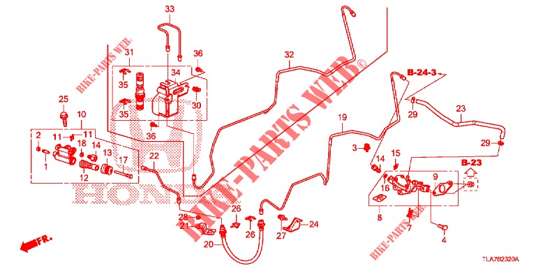 HAUPTKUPPLUNGSZYLINDER (LH) für Honda CR-V 1.5 MID 5 Türen 6 gang-Schaltgetriebe 2019