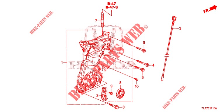 KETTENGEHAEUSE (1.5L) für Honda CR-V 1.5 MID 5 Türen 6 gang-Schaltgetriebe 2019