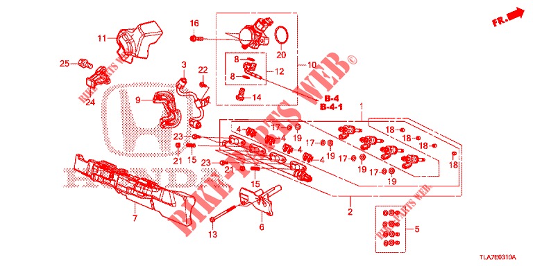 KRAFTSTOFFEINSPRITZUNG (1.5L) für Honda CR-V 1.5 MID 5 Türen 6 gang-Schaltgetriebe 2019