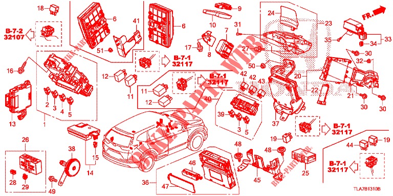 STEUERGERAT (CABINE) (1) (LH) für Honda CR-V 1.5 MID 5 Türen 6 gang-Schaltgetriebe 2019