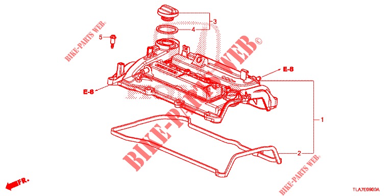 ZYLINDERKOPFDECKEL (1.5L) für Honda CR-V 1.5 MID 5 Türen 6 gang-Schaltgetriebe 2019