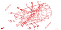 GUMMITUELLE (INFERIEUR) für Honda CR-V 1.5 MID 5 Türen vollautomatische 2019