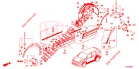 SEITENSCHWELLER ZIERLEISTE/SCHUTZ  für Honda CR-V 1.5 MID 5 Türen vollautomatische 2019