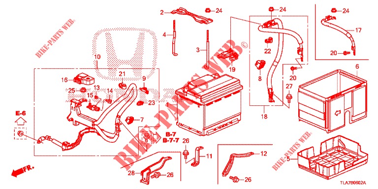 BATTERIE/ZUENDSPULE (3) für Honda CR-V 1.5 MID 5 Türen vollautomatische 2019