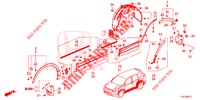 SEITENSCHWELLER ZIERLEISTE/SCHUTZ  für Honda CR-V 1.5 TOP 5 Türen 6 gang-Schaltgetriebe 2019