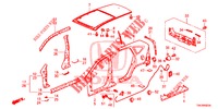 AUSSENBLECHE/DACHPLATTE  für Honda CR-V DIESEL 1.6 COMFORT 5 Türen 6 gang-Schaltgetriebe 2014