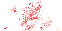 TUERVERKLEIDUNG, HINTEN(4D)  für Honda CR-V DIESEL 1.6 COMFORT 5 Türen 6 gang-Schaltgetriebe 2014