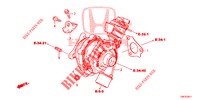 TURBOLADER (DIESEL) (1.6L) für Honda CR-V DIESEL 1.6 COMFORT 5 Türen 6 gang-Schaltgetriebe 2014
