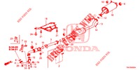 AUSPUFFROHR/SCHALLDAEMPFER (DIESEL) für Honda CR-V DIESEL 1.6 ELEGANCE 5 Türen 6 gang-Schaltgetriebe 2014