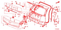 HECKKLAPPENPLATTE(2D)  für Honda CR-V DIESEL 1.6 ELEGANCE 5 Türen 6 gang-Schaltgetriebe 2014