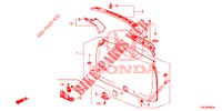 HECKKLAPPENVERKLEIDUNG/ TAFELVERKLEIDUNG, HINTEN(2D)  für Honda CR-V DIESEL 1.6 ELEGANCE 5 Türen 6 gang-Schaltgetriebe 2014