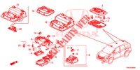 INNENLEUCHTE  für Honda CR-V DIESEL 1.6 ELEGANCE 5 Türen 6 gang-Schaltgetriebe 2014