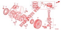 KURBELWELLE/KOLBEN (DIESEL) (1.6L) für Honda CR-V DIESEL 1.6 ELEGANCE 5 Türen 6 gang-Schaltgetriebe 2014