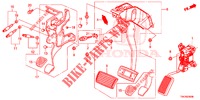 PEDAL (LH) für Honda CR-V DIESEL 1.6 ELEGANCE 5 Türen 6 gang-Schaltgetriebe 2014